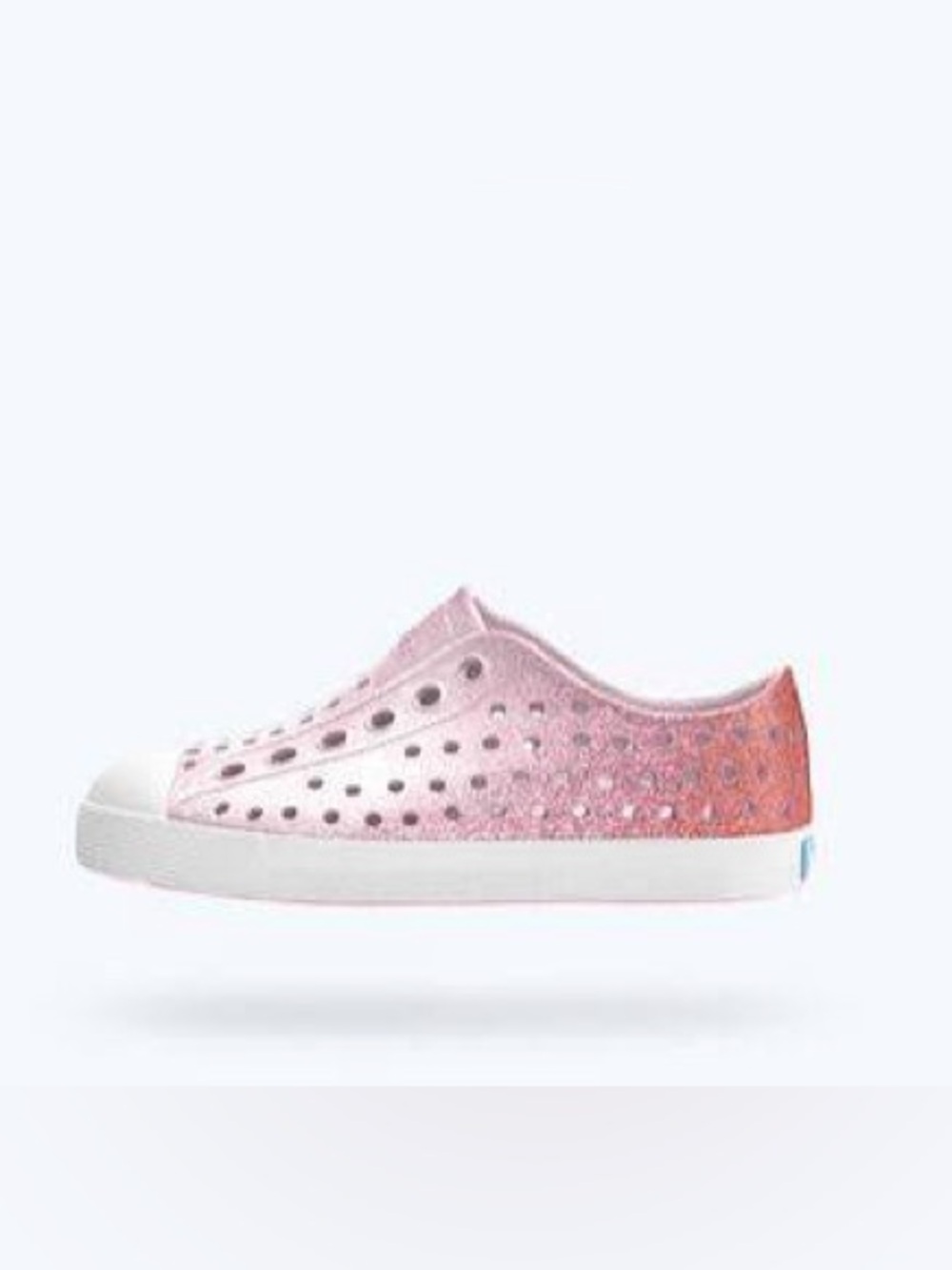 Kids' Pink Glitter Native Jefferson Shoes